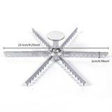 Maxbell Pie Divider Easy to Use with Handles Pie Cutter for Home Restaurant Domestic 6 Slices