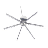 Maxbell Pie Divider Easy to Use with Handles Pie Cutter for Home Restaurant Domestic 7 Slices