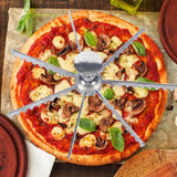 Maxbell Pie Divider Easy to Use with Handles Pie Cutter for Home Restaurant Domestic 7 Slices
