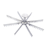 Maxbell Pie Divider Easy to Use with Handles Pie Cutter for Home Restaurant Domestic 8 Slices