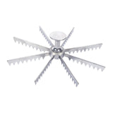 Maxbell Pie Divider Easy to Use with Handles Pie Cutter for Home Restaurant Domestic 8 Slices
