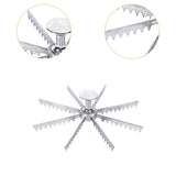 Maxbell Pie Divider Easy to Use with Handles Pie Cutter for Home Restaurant Domestic 8 Slices