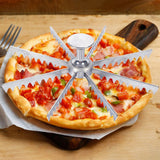 Maxbell Pie Divider Easy to Use with Handles Pie Cutter for Home Restaurant Domestic 8 Slices