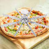Maxbell Pie Divider Easy to Use with Handles Pie Cutter for Home Restaurant Domestic 8 Slices