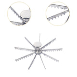 Maxbell Pie Divider Easy to Use with Handles Pie Cutter for Home Restaurant Domestic 9 Slices