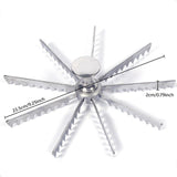 Maxbell Pie Divider Easy to Use with Handles Pie Cutter for Home Restaurant Domestic 9 Slices