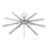 Maxbell Pie Divider Easy to Use with Handles Pie Cutter for Home Restaurant Domestic 10 Slices