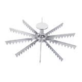 Maxbell Pie Divider Easy to Use with Handles Pie Cutter for Home Restaurant Domestic 10 Slices