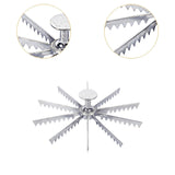 Maxbell Pie Divider Easy to Use with Handles Pie Cutter for Home Restaurant Domestic 10 Slices