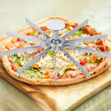 Maxbell Pie Divider Easy to Use with Handles Pie Cutter for Home Restaurant Domestic 10 Slices