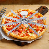 Maxbell Pie Divider Easy to Use with Handles Pie Cutter for Home Restaurant Domestic 10 Slices