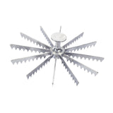 Maxbell Pie Divider Easy to Use with Handles Pie Cutter for Home Restaurant Domestic 12 Slices