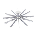 Maxbell Pie Divider Easy to Use with Handles Pie Cutter for Home Restaurant Domestic 12 Slices