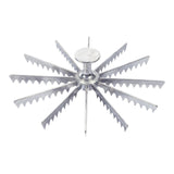 Maxbell Pie Divider Easy to Use with Handles Pie Cutter for Home Restaurant Domestic 12 Slices