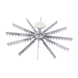 Maxbell Pie Divider Easy to Use with Handles Pie Cutter for Home Restaurant Domestic 12 Slices