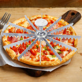 Maxbell Pie Divider Easy to Use with Handles Pie Cutter for Home Restaurant Domestic 12 Slices