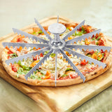 Maxbell Pie Divider Easy to Use with Handles Pie Cutter for Home Restaurant Domestic 12 Slices