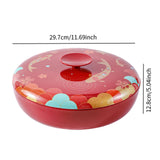 Maxbell Rotate Candy Snacks Tray Divided Serving Tray for Storage Wedding Home Decor