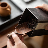 Maxbell Wooden Tea Scoop Practical Household Wood Tea Spoon for Tea House Cafe Hotel