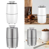 Maxbell Coffee Bean Grinder Multiuse Automatic Electric Grain Grinder for Home Rices White