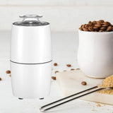 Maxbell Coffee Bean Grinder Multiuse Automatic Electric Grain Grinder for Home Rices White