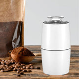 Maxbell Coffee Bean Grinder Multiuse Automatic Electric Grain Grinder for Home Rices White