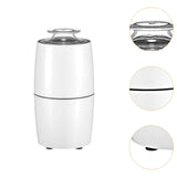 Maxbell Coffee Bean Grinder Multiuse Automatic Electric Grain Grinder for Home Rices White