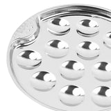Maxbell Escargot Plate Set Sturdy Seafood Footed Plate for Kitchen Restaurant Baking