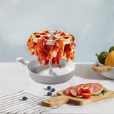 Maxbell Microwave Bacons Cooker Microwave Bacons Cooker Tray for Home Kitchen College