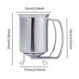 Maxbell Pancake Batter Dispenser Handheld Cake Dispenser for Pancakes Cookie Muffins