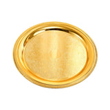 Maxbell Aluminum Alloy Plate Dish Serving Platter for Kitchen Home Gold