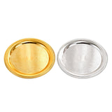 Maxbell Aluminum Alloy Plate Dish Serving Platter for Kitchen Home Gold