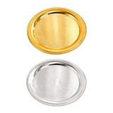 Maxbell Aluminum Alloy Plate Dish Serving Platter for Kitchen Home Gold