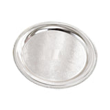 Maxbell Aluminum Alloy Plate Dish Serving Platter for Kitchen Home Silver