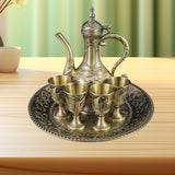 Maxbell Wine Pot Kit European Tea Set for Dining Room Wedding Gift Ornaments Bronze