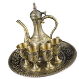 Maxbell Wine Pot Kit European Tea Set for Dining Room Wedding Gift Ornaments Bronze
