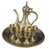 Maxbell Wine Pot Kit European Tea Set for Dining Room Wedding Gift Ornaments Bronze