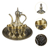 Maxbell Wine Pot Kit European Tea Set for Dining Room Wedding Gift Ornaments Bronze
