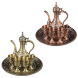 Maxbell Wine Pot Kit European Tea Set for Dining Room Wedding Gift Ornaments Bronze
