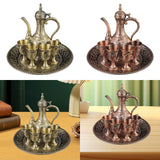 Maxbell Wine Pot Kit European Tea Set for Dining Room Wedding Gift Ornaments Bronze