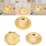 Maxbell Serving Tray Light Luxury Candle Holder Tray for Apartment Themed Party Cafe big point