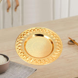 Maxbell Serving Tray Light Luxury Candle Holder Tray for Apartment Themed Party Cafe big point