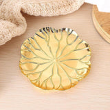 Maxbell Serving Tray Light Luxury Candle Holder Tray for Apartment Themed Party Cafe Lotus