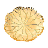 Maxbell Serving Tray Light Luxury Candle Holder Tray for Apartment Themed Party Cafe Lotus