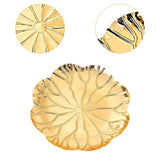 Maxbell Serving Tray Light Luxury Candle Holder Tray for Apartment Themed Party Cafe Lotus