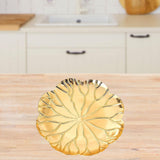 Maxbell Serving Tray Light Luxury Candle Holder Tray for Apartment Themed Party Cafe Lotus