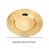 Maxbell Serving Tray Light Luxury Candle Holder Tray for Apartment Themed Party Cafe