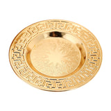 Maxbell Serving Tray Light Luxury Candle Holder Tray for Apartment Themed Party Cafe