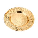 Maxbell Serving Tray Light Luxury Candle Holder Tray for Apartment Themed Party Cafe