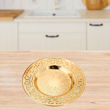 Maxbell Serving Tray Light Luxury Candle Holder Tray for Apartment Themed Party Cafe